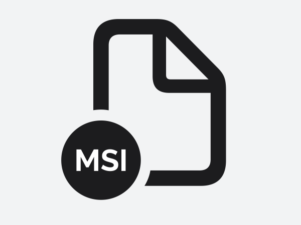 Installatiebestand (MSI)